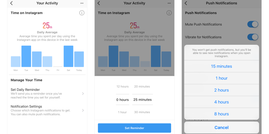 instagram activity feature