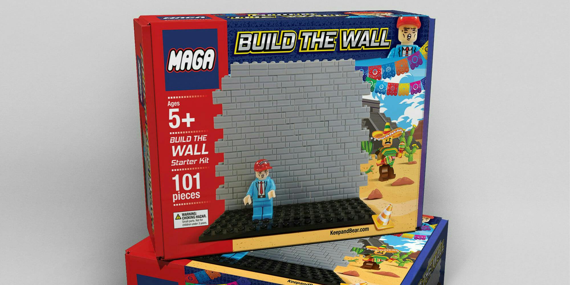 Trump Themed Lego Like Toy Wants Kids To Help Build The Wall