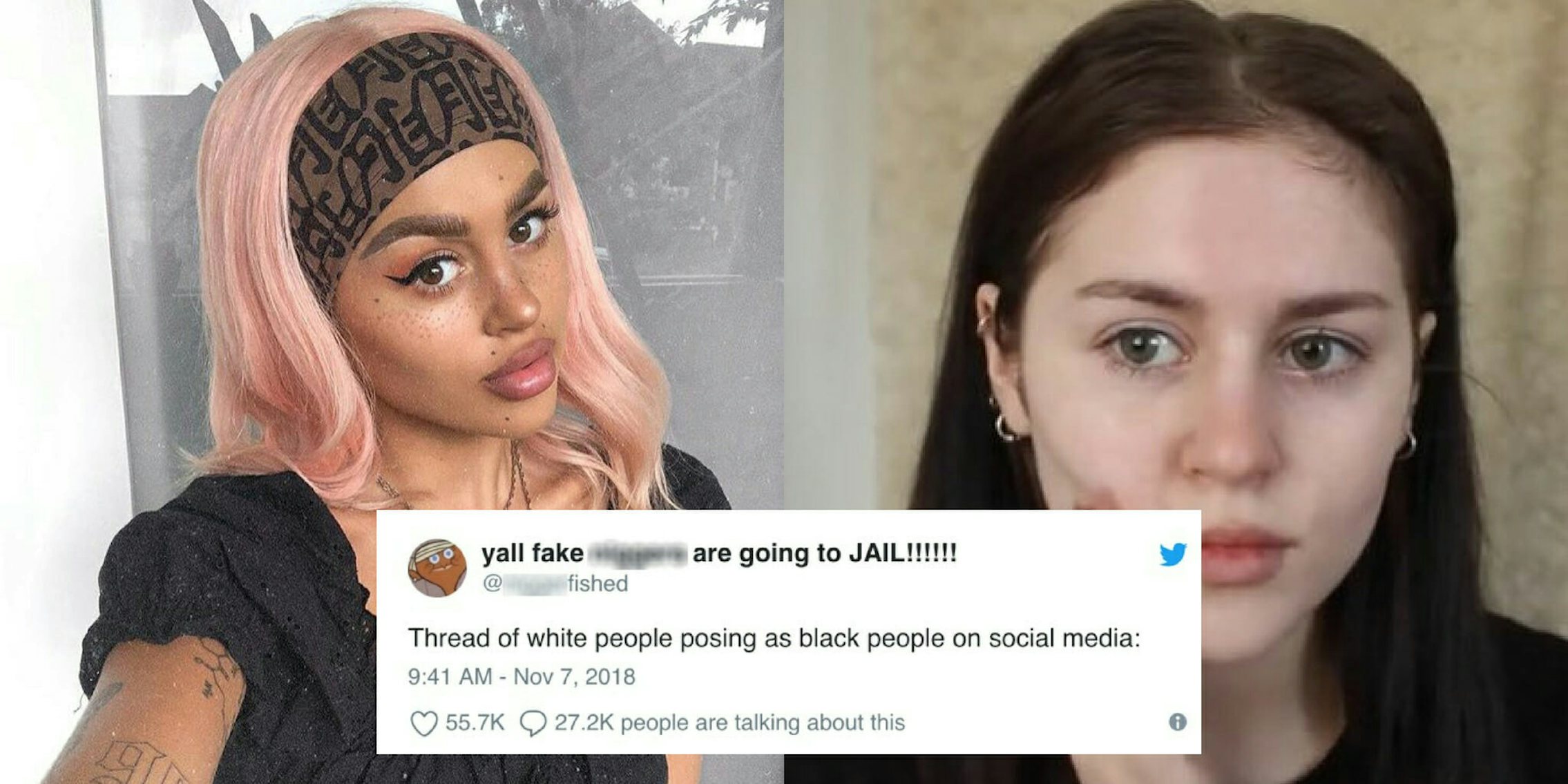 White women pretending to be Black women on Instagram