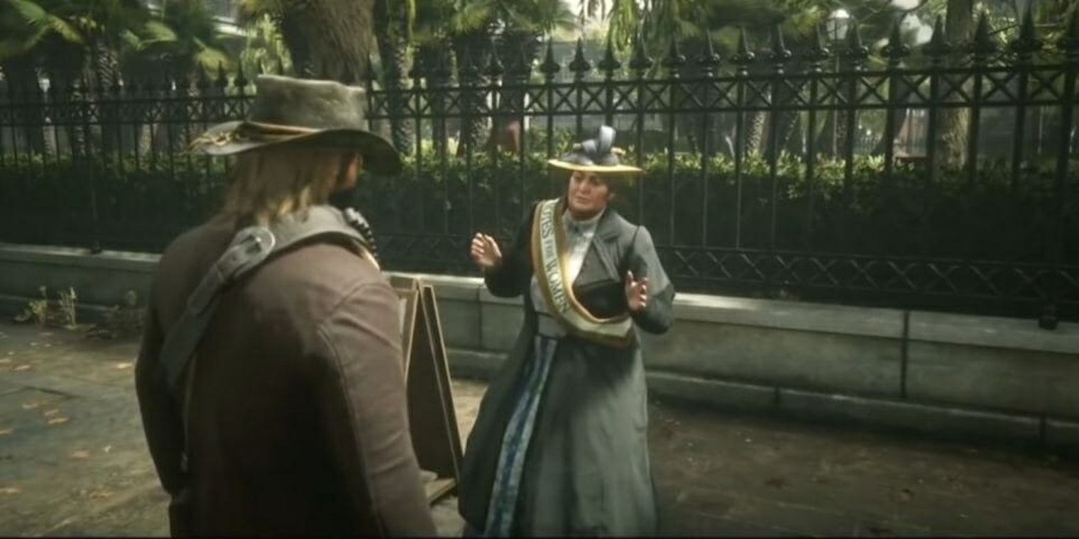 Red Dead Redemption 2 suffragette shirrako YouTube
