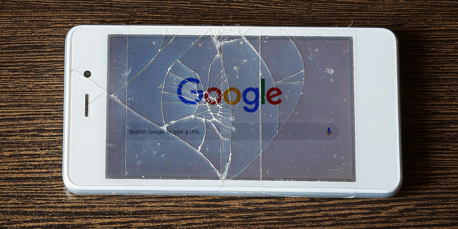 smashed phone google search