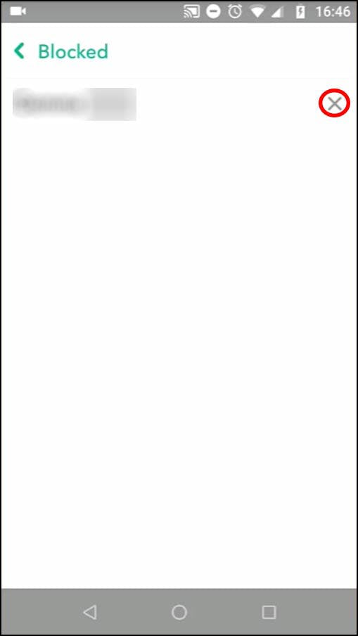 how to unblock someone on snapchat