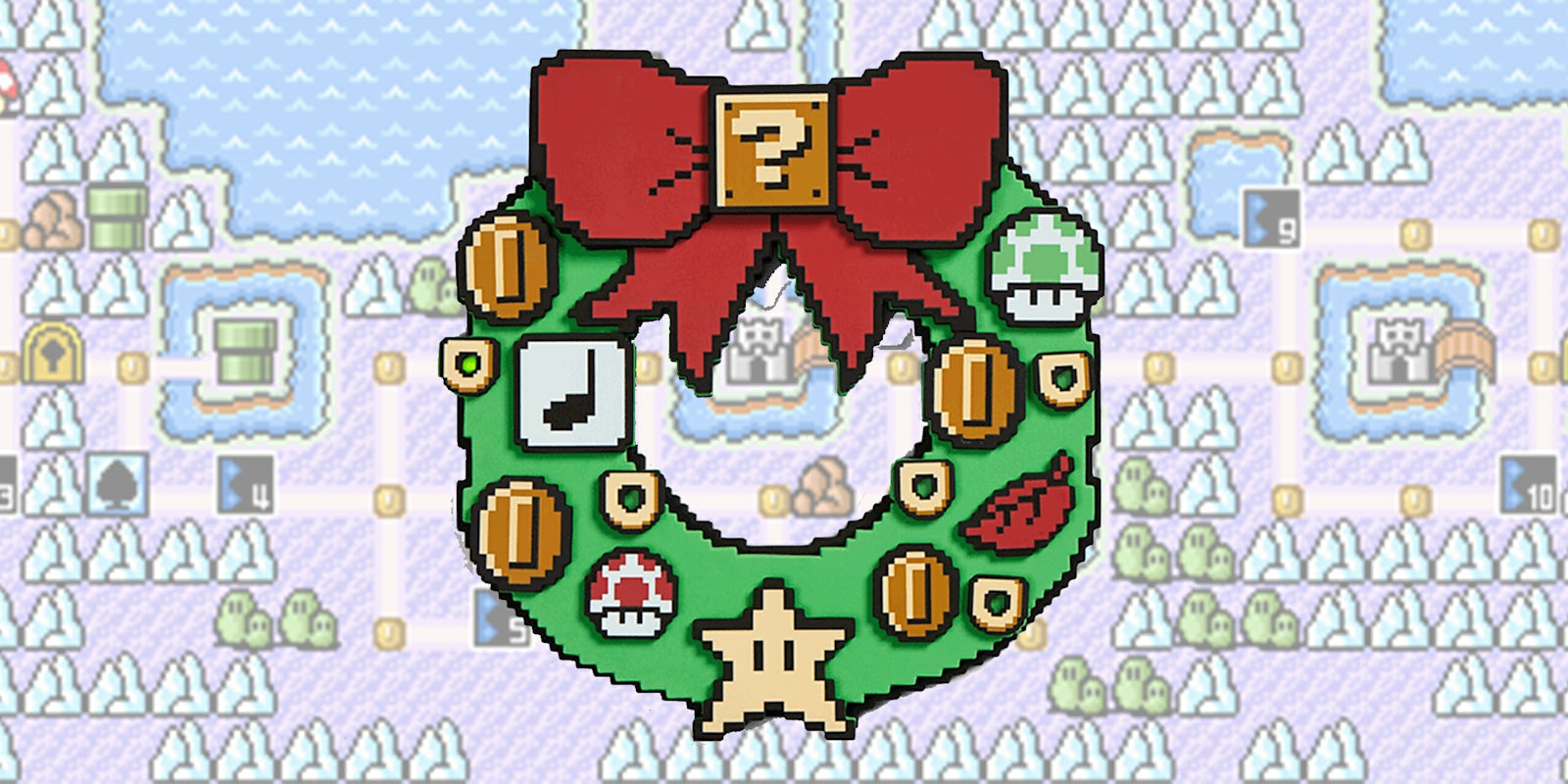 Super Mario wreath