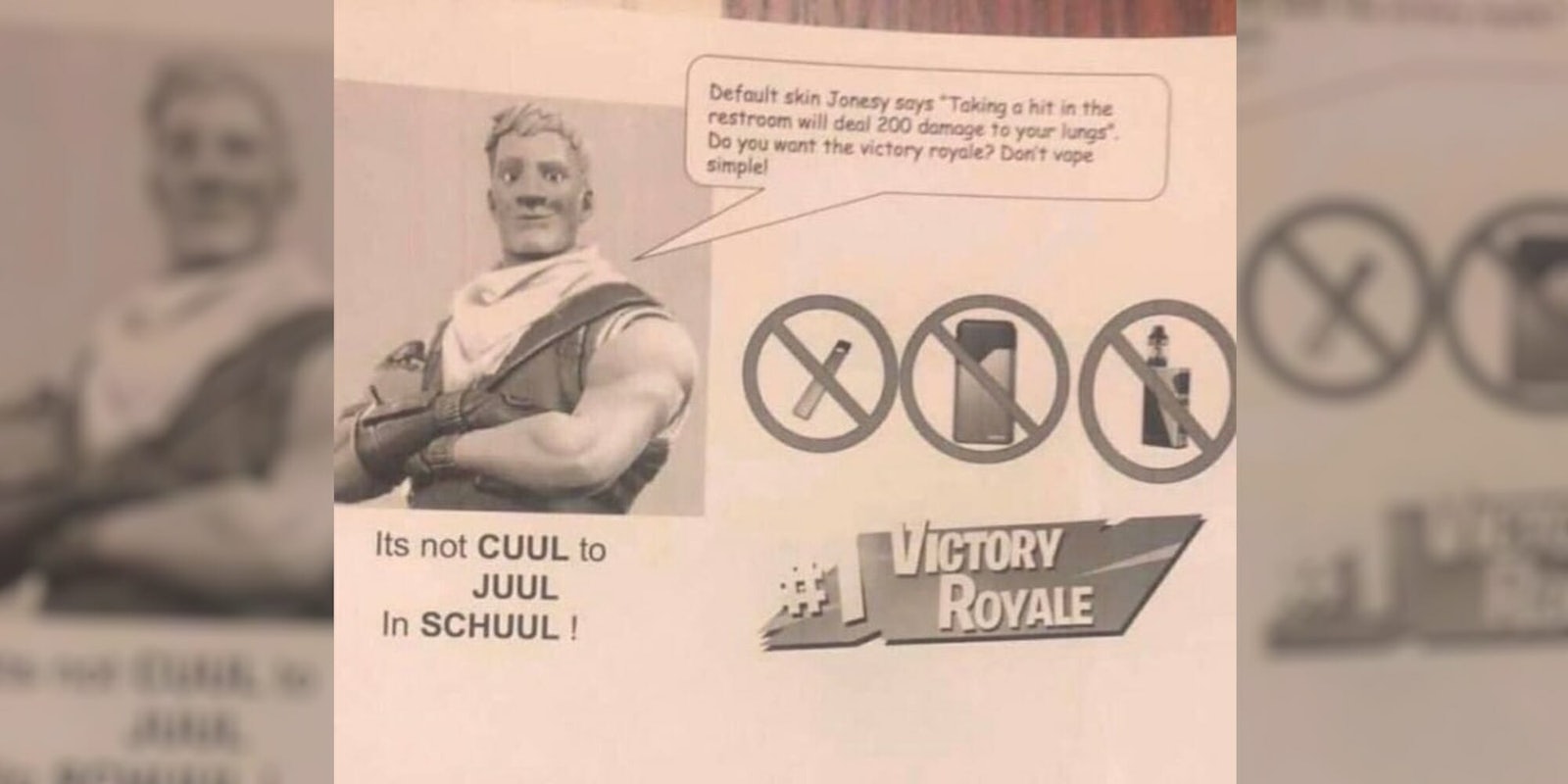 Fortnite PSAs on vaping are taking schools by storm.