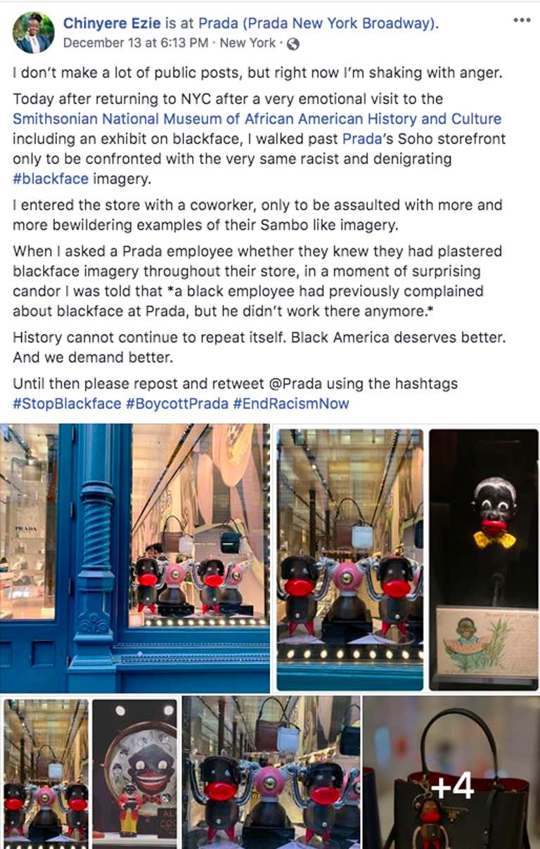 prada racism blackface