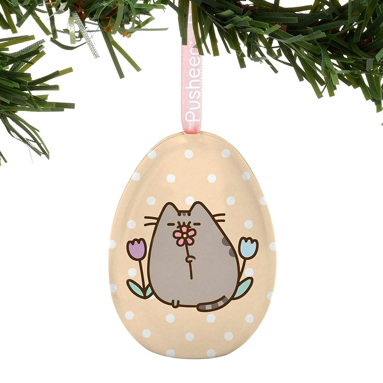 Pusheen egg ornaments