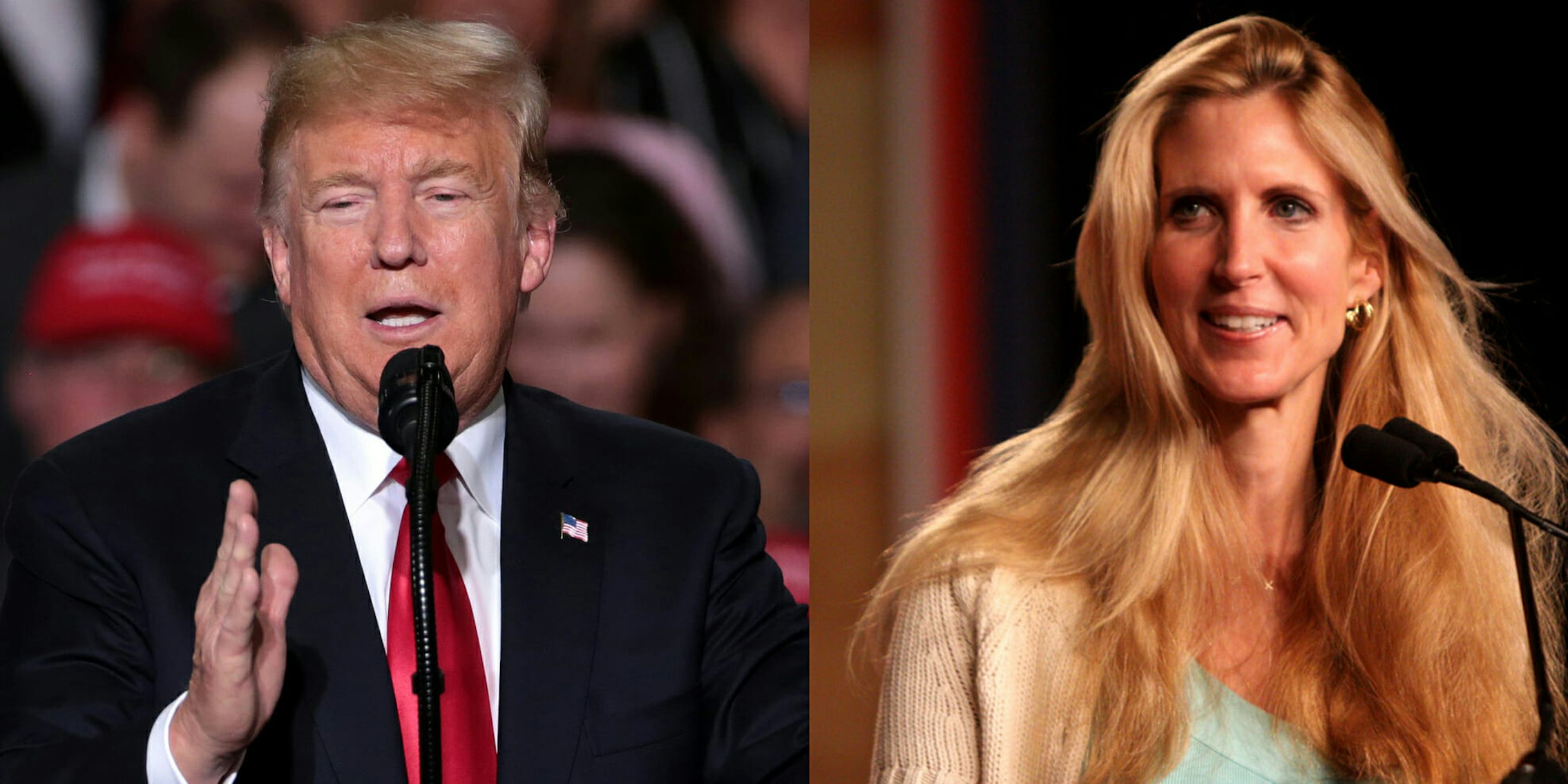 President Donald Trump no longer follows right-wing pundit Ann Coulter on Twitter, just hours after she called him 'gutless' over his border wall.
