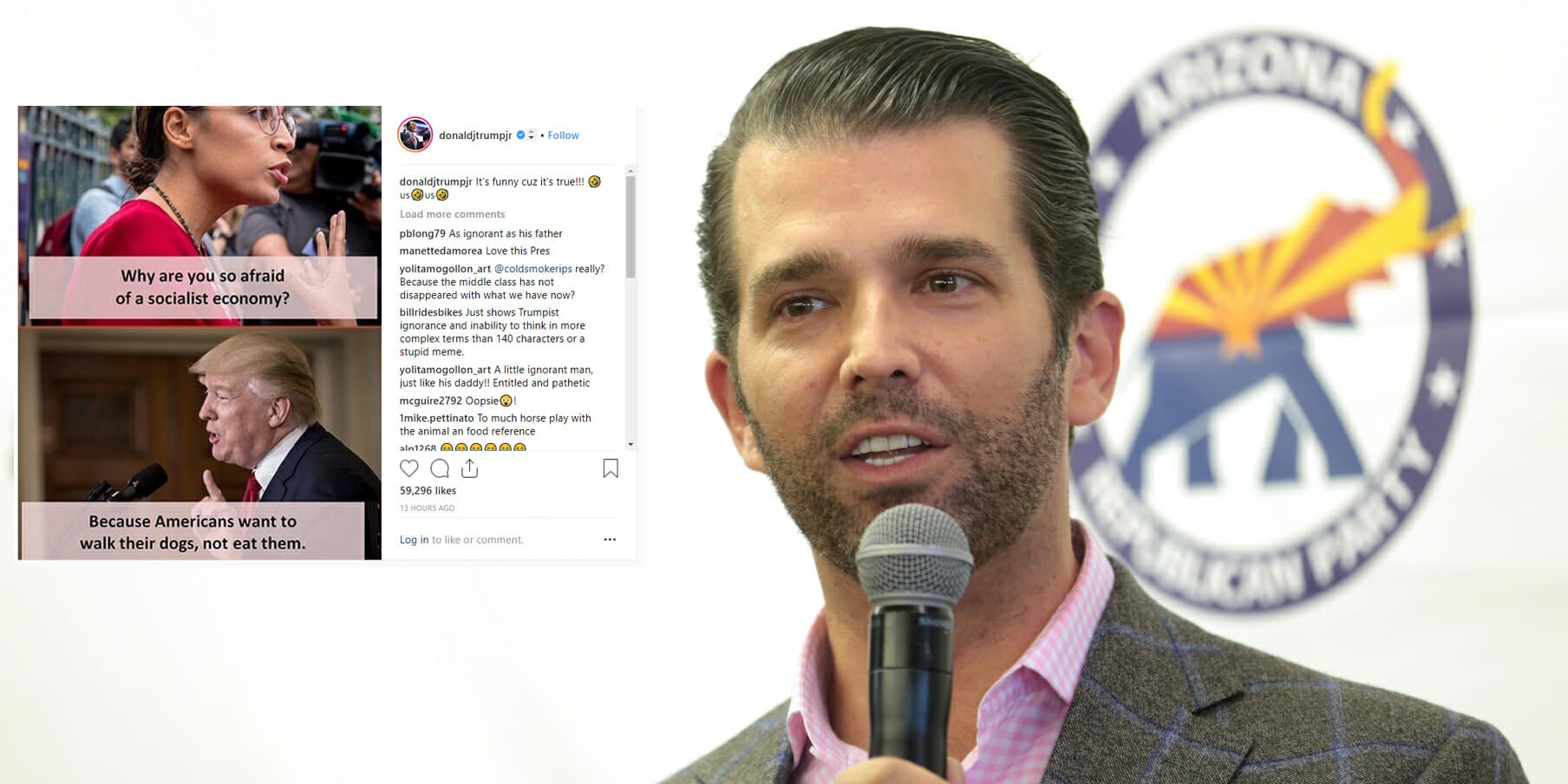ocasio cortez trump jr