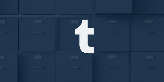 Tumblr allegedly blocked the Archive Team from archiving data.