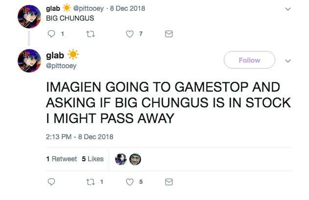 big chungus twitter