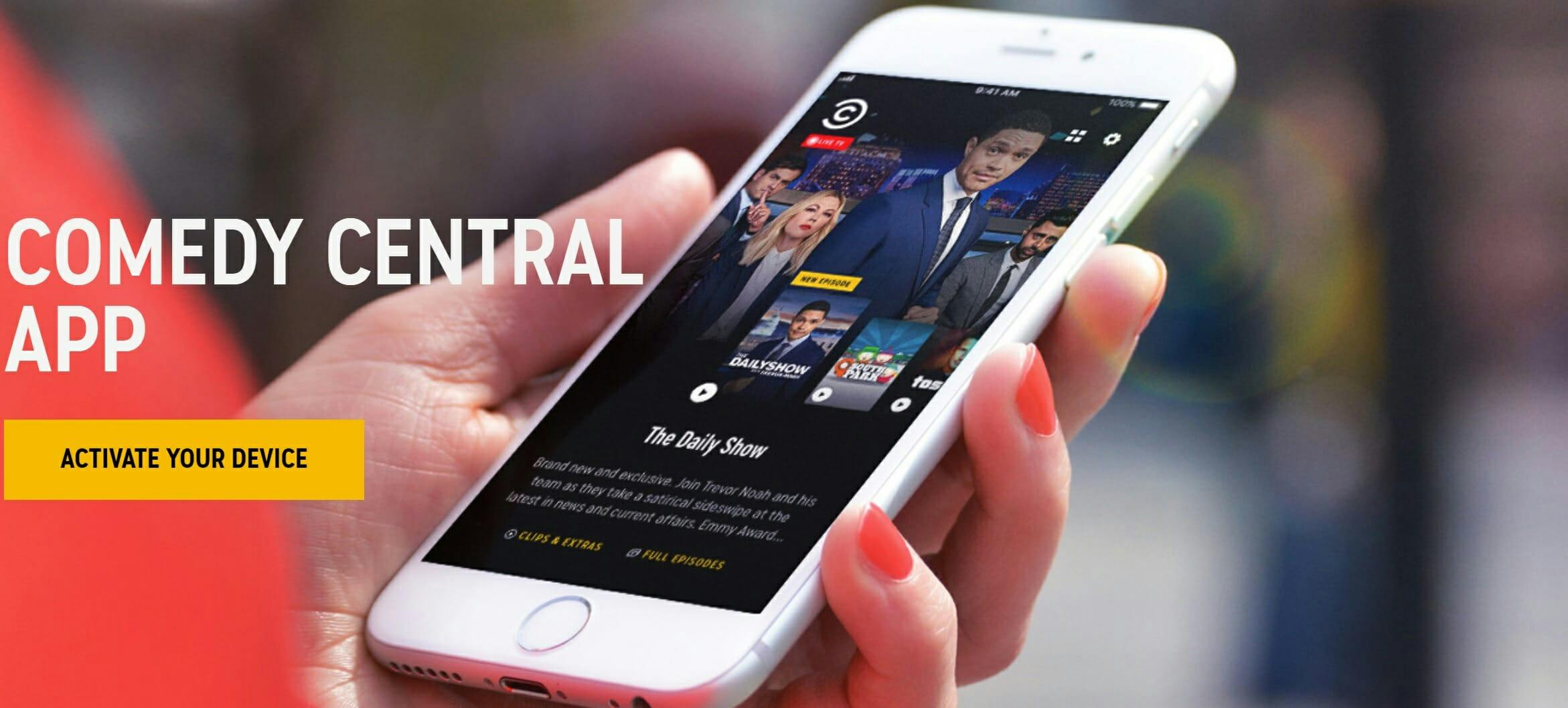 how to watch comedy central app