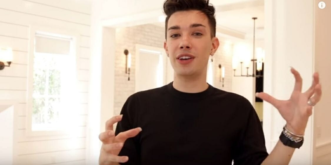 James charles downtown cropped hot sale hoodie