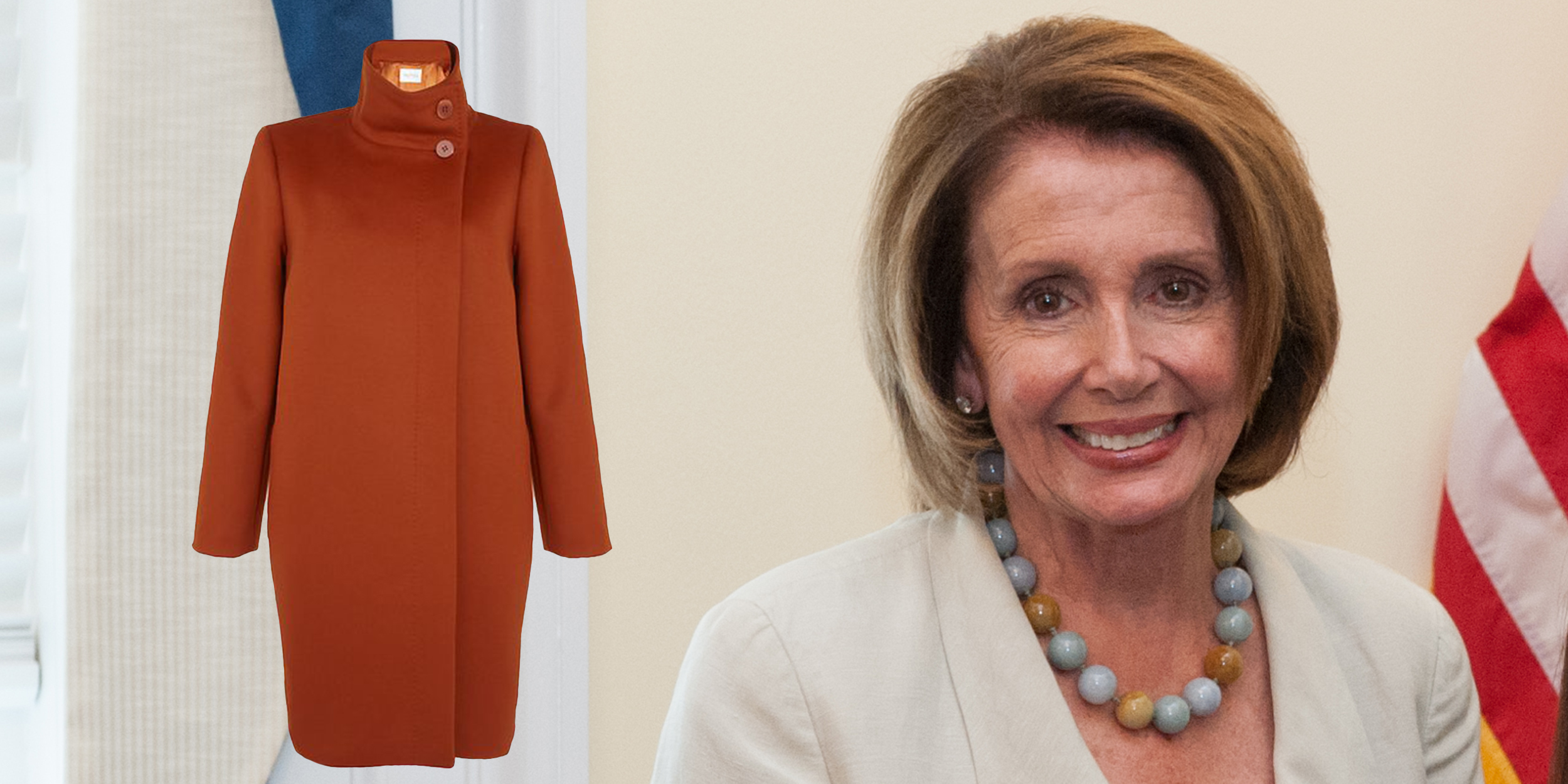 Max mara hotsell nancy pelosi coat