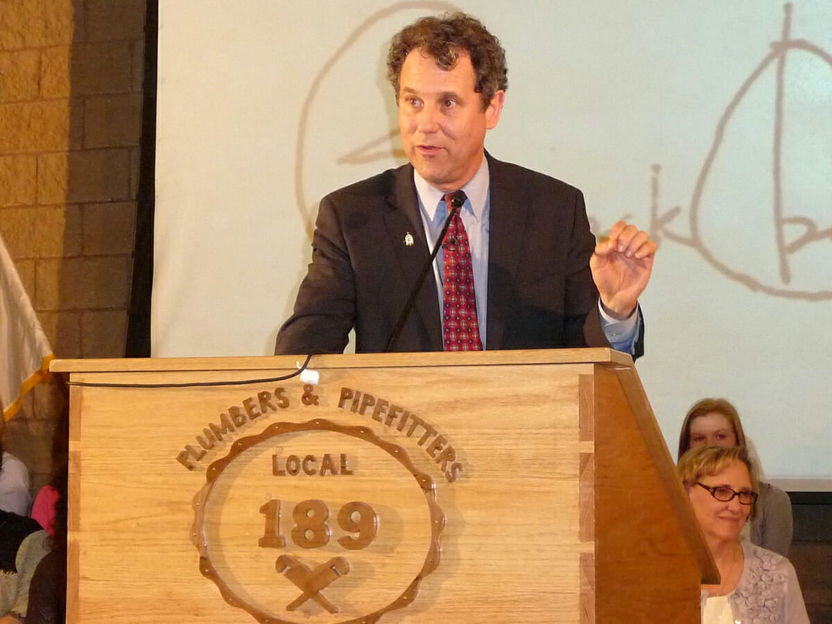 sherrod brown union