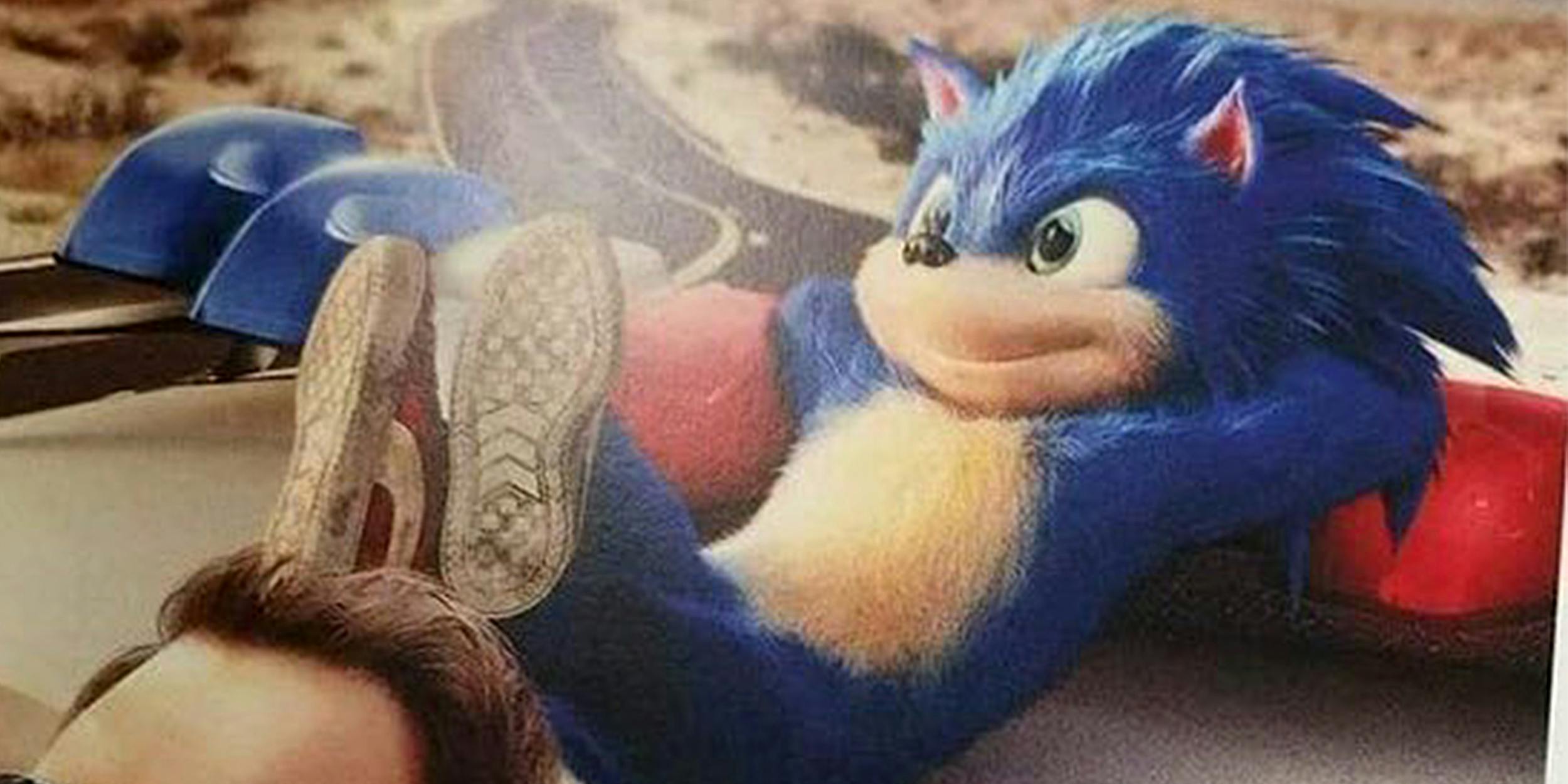 Sonic the Hedgehog Live-Action Movie Poster Sparks Memes