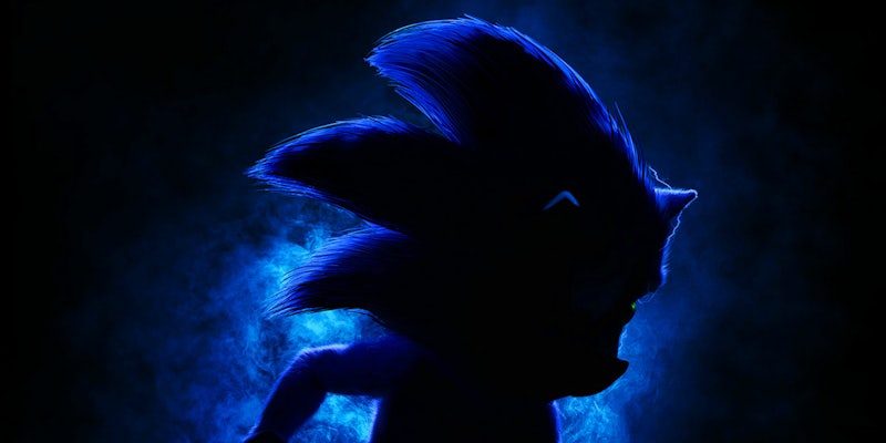 sonic the hedgehog live action movie poster