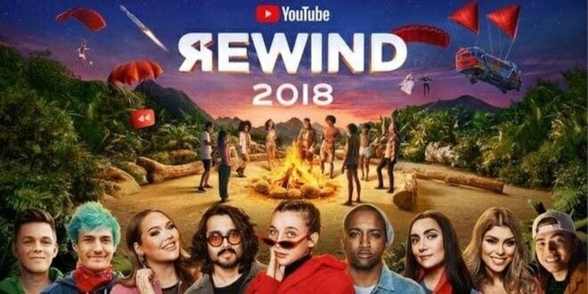 YouTube Rewind 2018 disliked