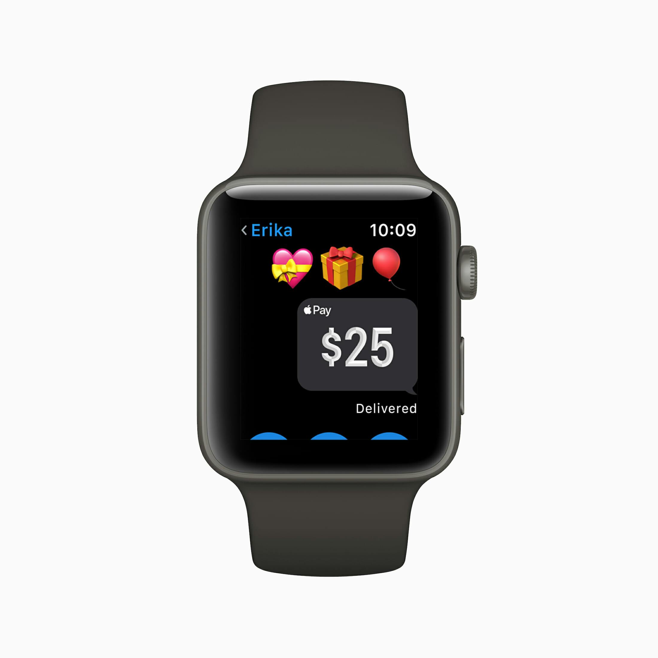 Apple Pay on Apple Watch Series 3