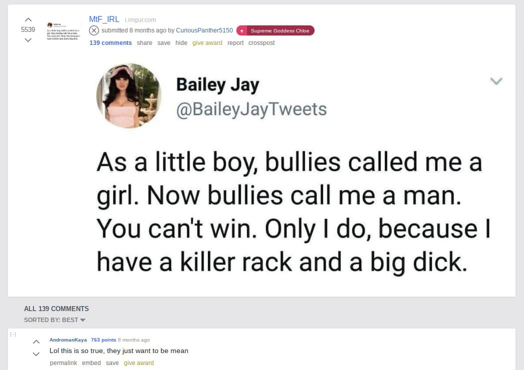 A girl on reddit?! That can't be real : r/memes