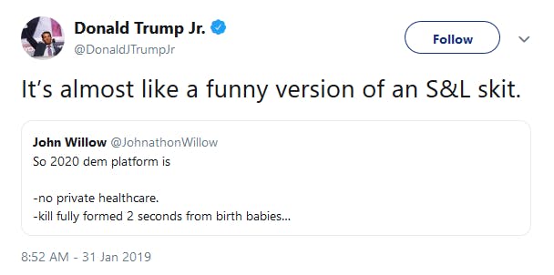 Trump Jr SNL S&L