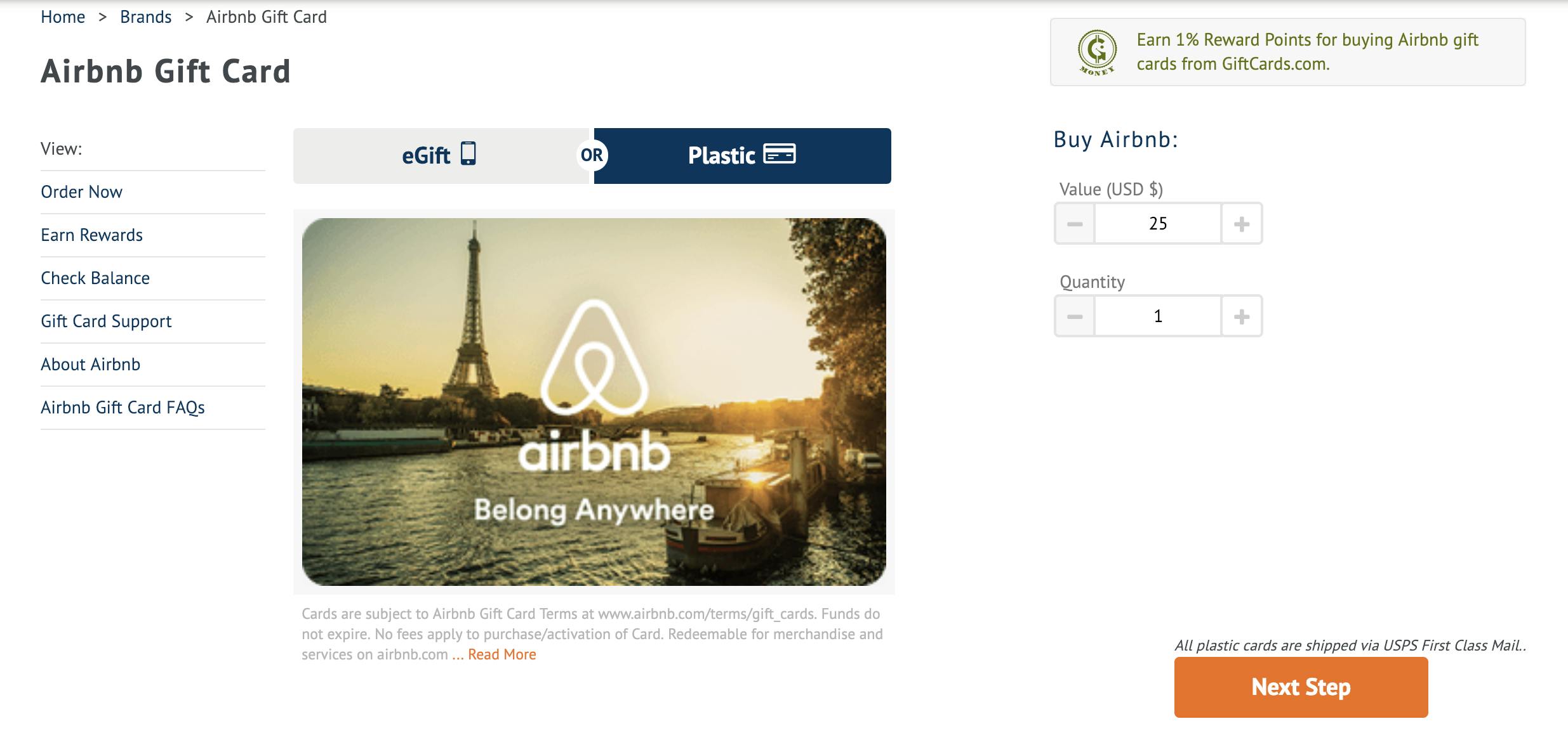 Airbnb Gift Card Balance Check
