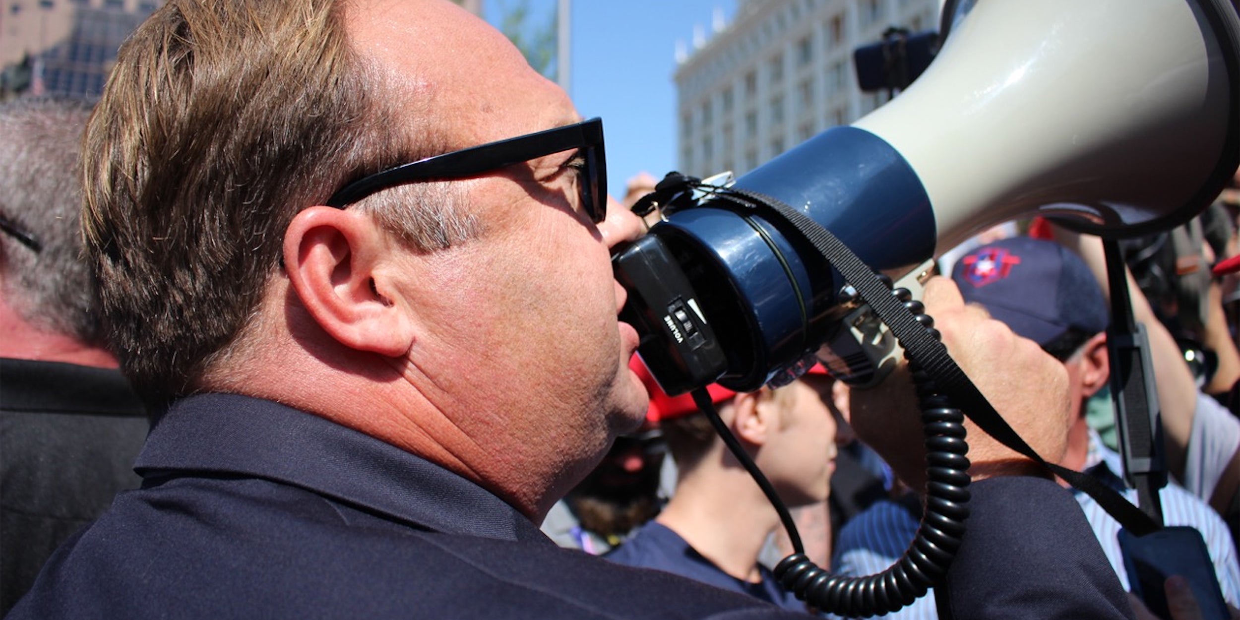 alex jones megaphone