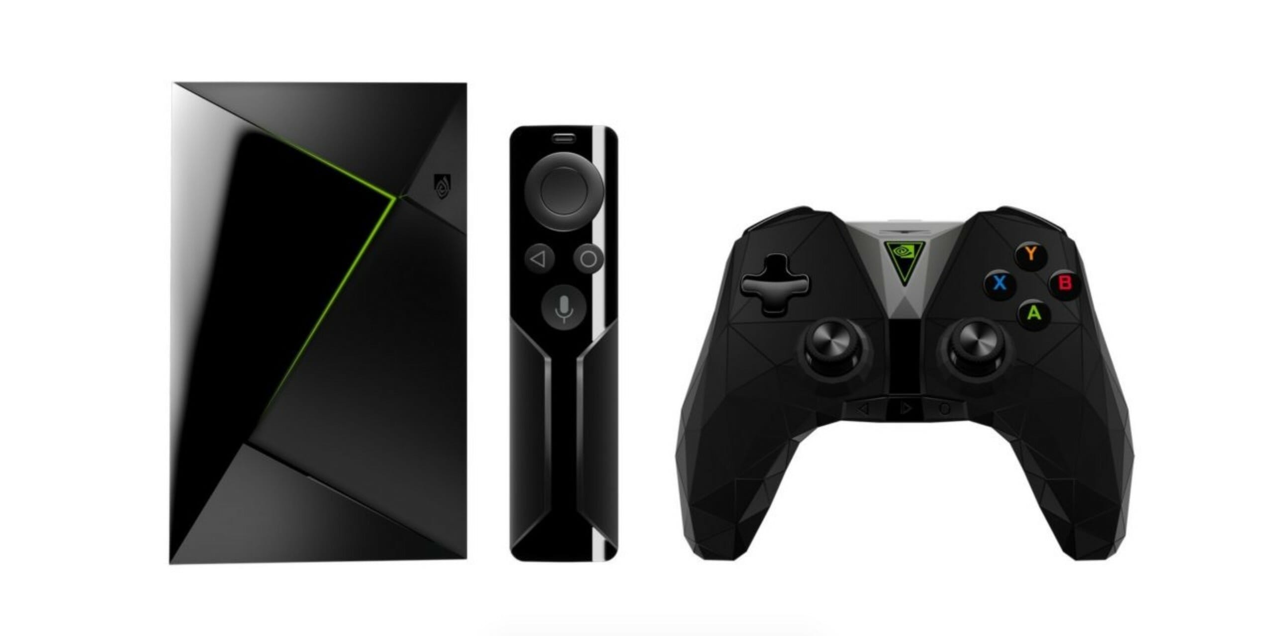 Nvidia Shield TV box and remote