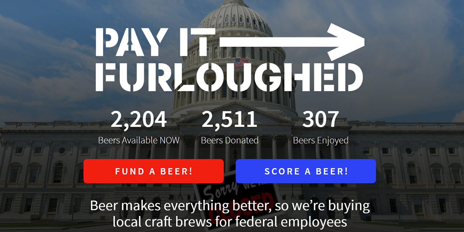 pay it furloughed