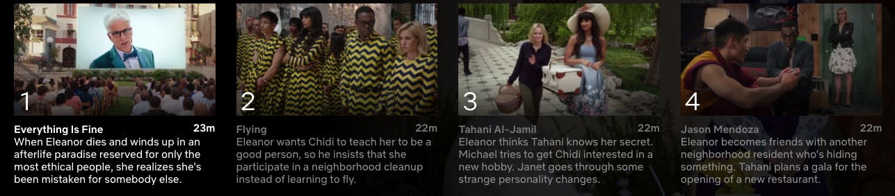 watch the good place online free on Netflix