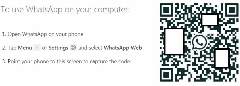 how to download whatsapp on desktop mac pc - QR code install
