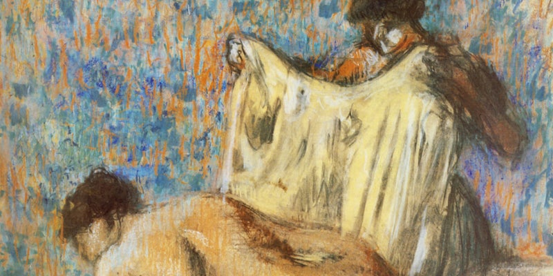Degas A Woman Leaving Her Bath