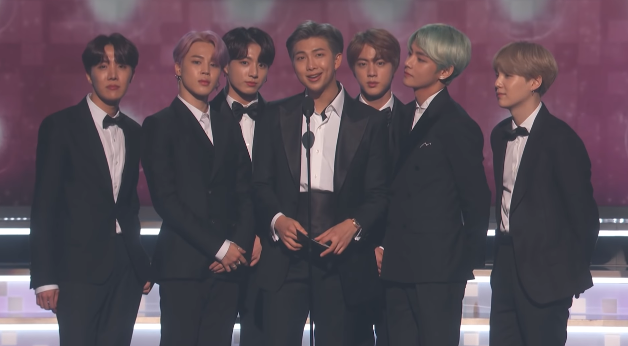 BTS Presents a Grammy, And Fans Lose It on Twitter