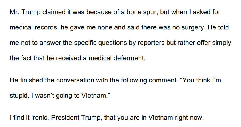 Cohen Opening Statement Vietnam