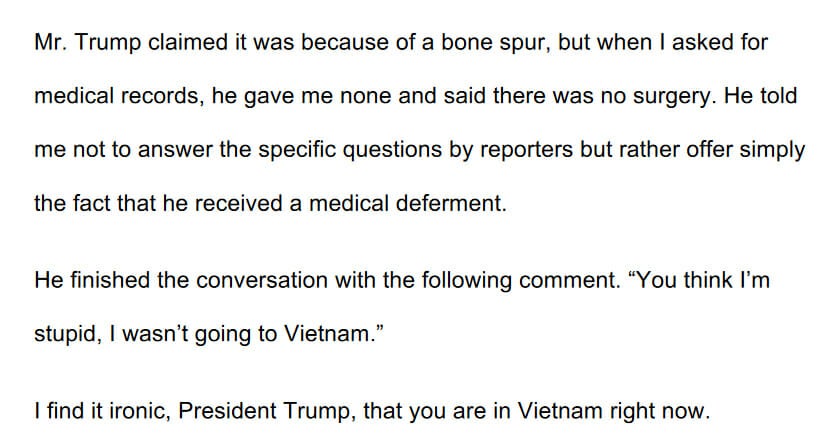 Cohen Opening Statement Vietnam