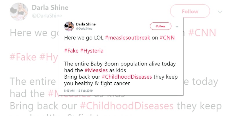 Darla Shine Measles