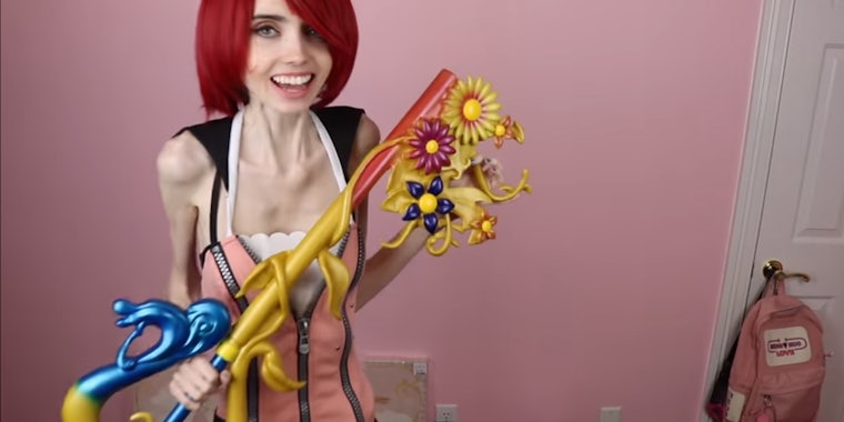 YouTuber Eugenia Cooney Kairi cosplay