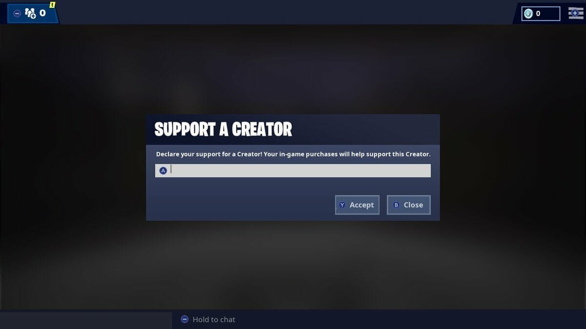 Fortnite Support A Creator