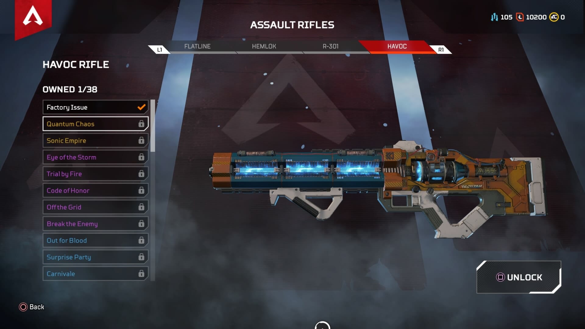 apex legends havoc quantum chaos