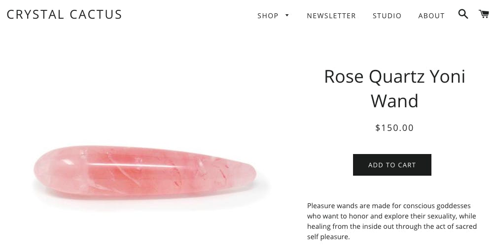 Crystal Cactus sex toy