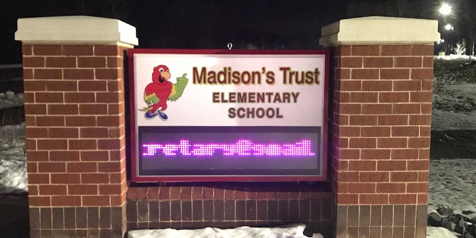 Madison Elementary School Runaway Slave