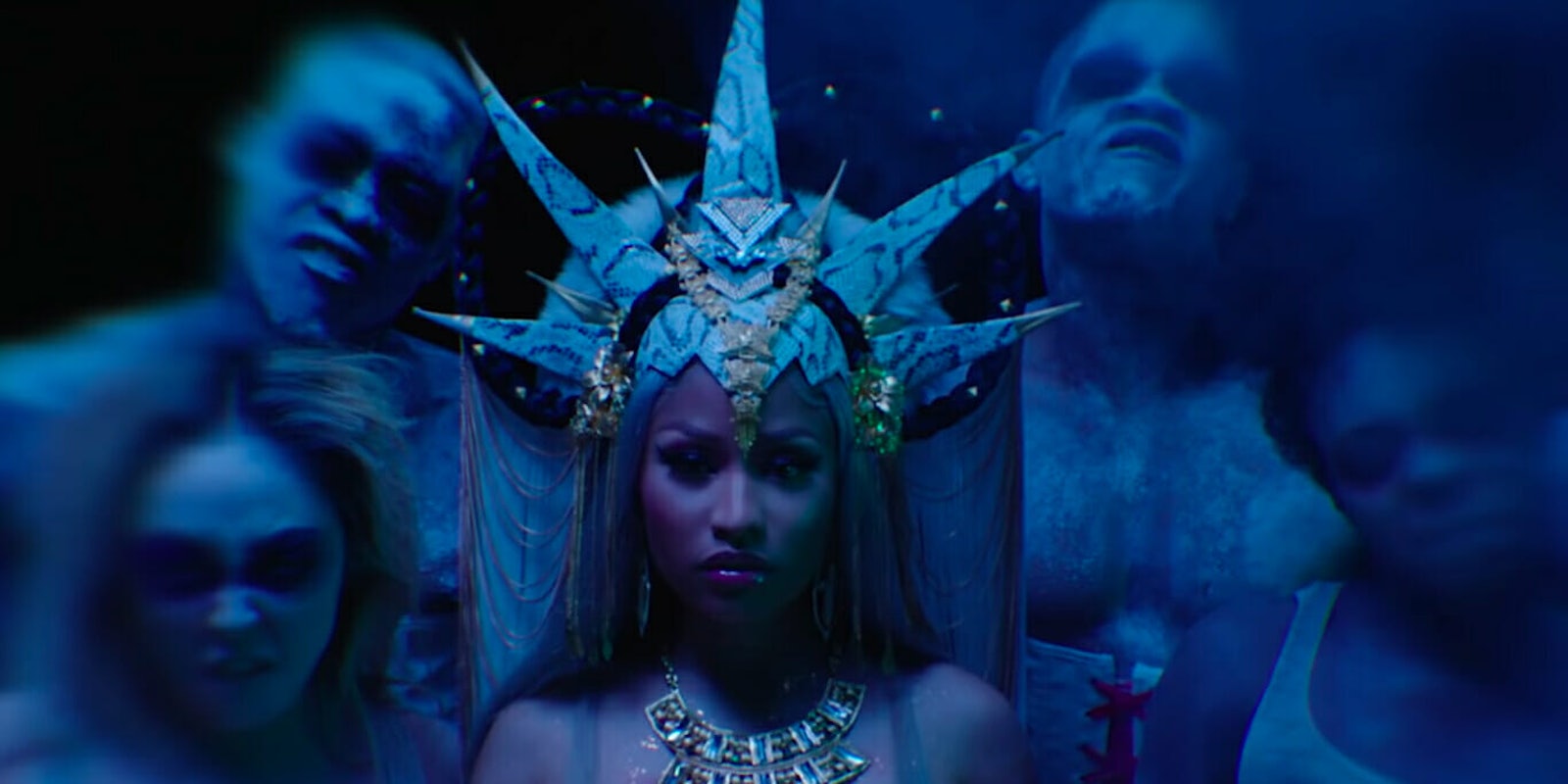 Nicki Minaj Hard White Music Video shade