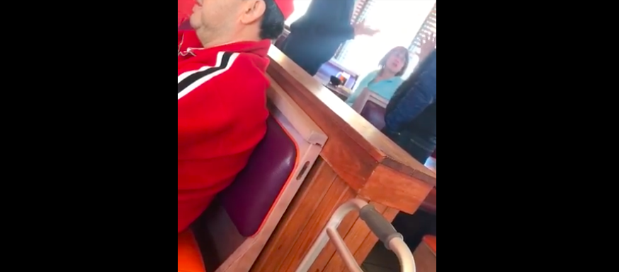 racist woman speak spanish