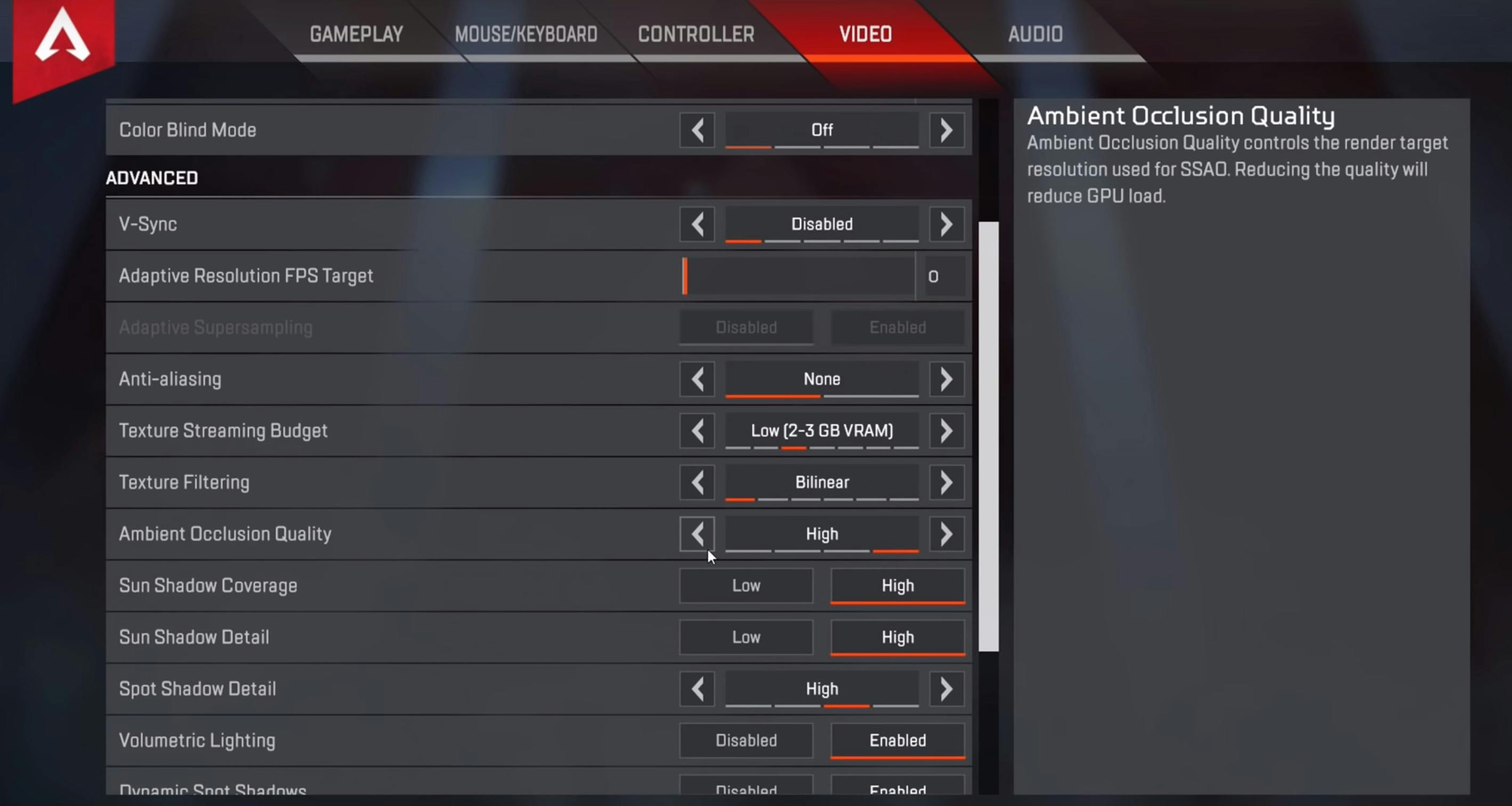 apex legends fps ambient occlusion
