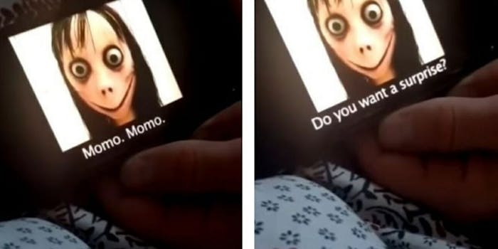 Momo challenge video YouTube DerekRants
