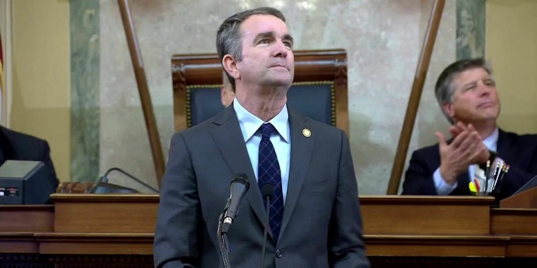 Virginia Gov. Ralph Northam apologized for appearing in a racist yearbook photo depicting blackface and Ku Klux Klan attire.