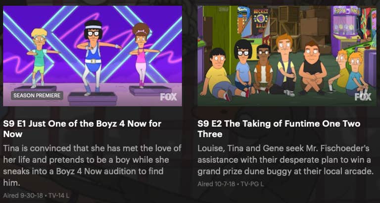 watch bobs burgers season 9 online free on FOX