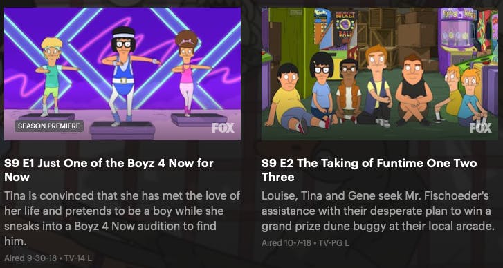 watch bobs burgers season 9 online free on FOX