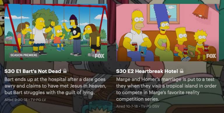 watch the Simpsons season 30 online free on Fox