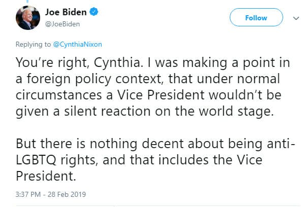 Biden Tweet Pence Nixon
