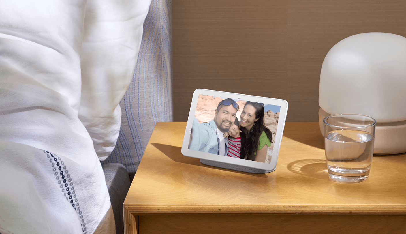 Google home hub hot sale as photo frame